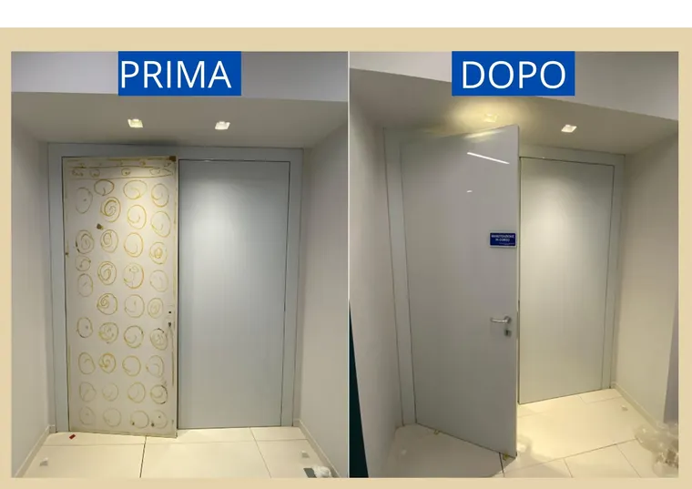 Vetro Lacobel bianco: sostituzione